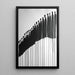 Poster Decoratief – Stilistische Processie | Poster Minimalistisch Zwart en Wit
