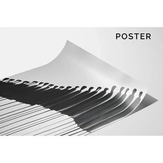 Tableau Décoratif – Procession Silencieuse | Poster Minimaliste Noir et Blanc | Affiche Moderne Épurée aux Silhouettes Élancées