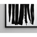 Decoratief schilderij – Effen silhouetten | Poster minimalistische abstracte zwart-wit | Elegante poster van gestileerde menselijke groep