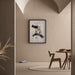 Schilderij Design – Energiek Abstract | Poster Dynamisch Zwart, Wit en Beige