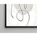 Black and White Design Painting – Feminine Essence | Minimalist Elegant Abstract Poster