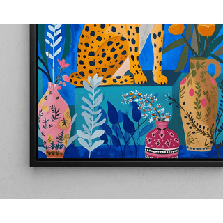 Tableau Guépard - Élégance et Couleurs Vives