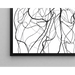 Zwart-wit schilderij – Wild verwevenheid | Poster met abstracte lijnen