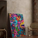 Pop Art Schilderij – Chromatische Explosie | Poster Doodle Urbain et Coloré