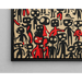 Schilderij Pop Art – Abstracte Figuren | Poster Grafische Stedelijke Rood en Zwart