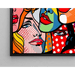 Schilderij Schilderij Pop Art - Fragmented gezichten
