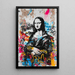 Poster Street Art – La Joconde Urbaine | Poster Graffiti Pop et Coloré de Mona Lisa
