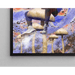 Poster Straatkunst – Psychedelische Sereniteit | Poster Pop Art Surrealistisch met Paddenstoelen en Spiralen