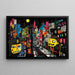 Schilderij Street Art – Vibrance Urbaine | Poster Kleurrijk Stijl Graffiti Pop Art