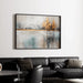 Abstract Kunstdruk Schilderij – Murmure des Éléments | Hedendaags Wandkunstwerk met zachte tinten en gouden details | Elegante decoratie voor woonkamer of entree