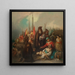 Historisch schilderij: Hulpverlening aan pestlijders - Federico de Madrazo y Kuntz — ingelijst kunstwerk aan de muur