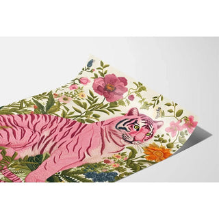 Tableau tigre - Tigre Rose Floral