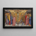 De Kruisiging - Taddeo di Bartolo — ingelijst kunstwerk aan de muur