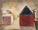 Zonnige tuin - Tadeusz Makowski — weergave van het kunstwerk