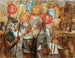 Kinderen met fakkels - Tadeusz Makowski — weergave van het kunstwerk