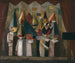 Theater voor kinderen - Tadeusz Makowski — weergave van het kunstwerk