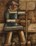 Visser - Tadeusz Makowski — weergave van het kunstwerk