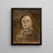 La tête de la fille - Tadeusz Makowski — ingelijst kunstwerk aan de muur