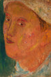 Tête de fille au chapeau - Tadeusz Makowski — weergave van het kunstwerk