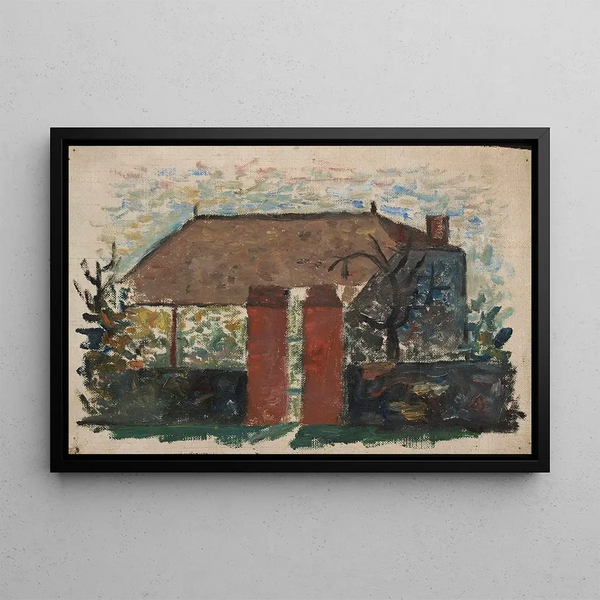 Tadeusz Makowski - House with a red gate.webp