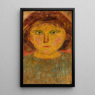 Tadeusz Makowski - Little girl with a fringe.webp