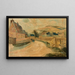 dorp Merey - Tadeusz Makowski — ingelijst kunstwerk aan de muur