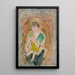 Moeder en kind - Tadeusz Makowski — ingelijst kunstwerk aan de muur