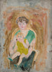 Moeder en kind - Tadeusz Makowski — weergave van het kunstwerk