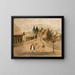 Normand landschap in Breuilpont - Tadeusz Makowski — ingelijst kunstwerk aan de muur