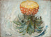 Ananas op een bord - Tadeusz Makowski — weergave van het kunstwerk