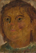 Studie van een portret van een klein meisje - Tadeusz Makowski — weergave van het kunstwerk
