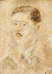 Portret mannelijk - Tadeusz Makowski — weergave van het kunstwerk