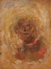 van een schets van een hoofd met blond haar - Tadeusz Makowski — weergave van het kunstwerk