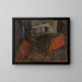 Rue - Tadeusz Makowski — ingelijst kunstwerk aan de muur