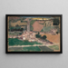 van Vue d'une Petite Ville avec un Clocher - Tadeusz Makowski — ingelijst kunstwerk aan de muur
