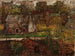 van het stadszicht aan het water - Tadeusz Makowski — weergave van het kunstwerk