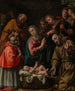 van de Aanbidding der herders met Sint Franciscus en Sint Karel Borromeus - Tanzio da Varallo — weergave van het kunstwerk