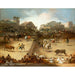 Reproductie van het schilderij Tauromachie in een arena verdeeld - Francisco de Goya