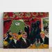 Taverne - Ernst Ludwig Kirchner — wandpresentatie van het kunstwerk