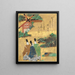 Het strand van Sumiyoshi uit de Verhalen van Ise - Tawaraya Sōtatsu — ingelijst kunstwerk aan de muur
