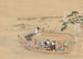 Bateau vers le Yoshiwara - Teisai Hokuba — weergave van het kunstwerk