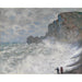 Reproduction of the painting Violent Weather at Étretat - Claude Monet
