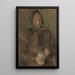 Woman hutsule with a jar - Teodor Axentowicz — framed artwork on a wall