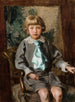 portret van Iwo Omiski-kind - Teodor Axentowicz — weergave van het kunstwerk