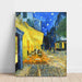 Reproductie van het schilderij Terras van het café 's avonds - Vincent van Gogh