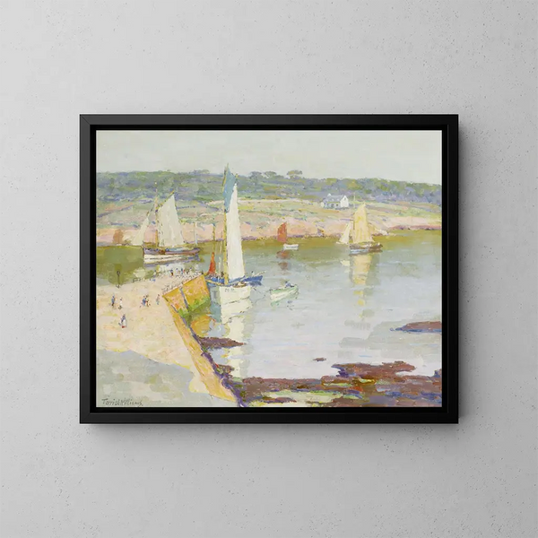 Quai de Concarneau - Terrick Williams — framed artwork on a wall
