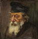 Hoofd van een Jood - Samuel Hirszenberg — weergave van het kunstwerk