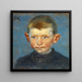 Hoofd van een jongen - Peder Severin Krøyer — ingelijst kunstwerk aan de muur