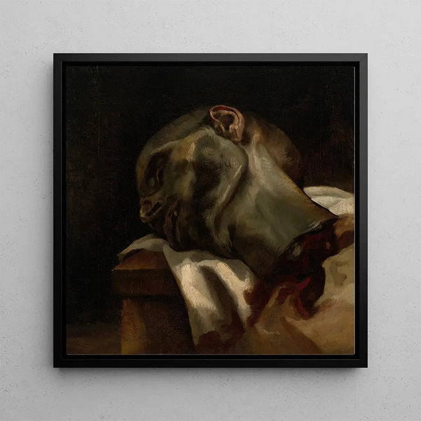 Tête d'un homme guillotiné - Théodore Géricault