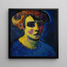 Hoofd van een vrouw - Alexej von Jawlensky — ingelijst kunstwerk aan de muur